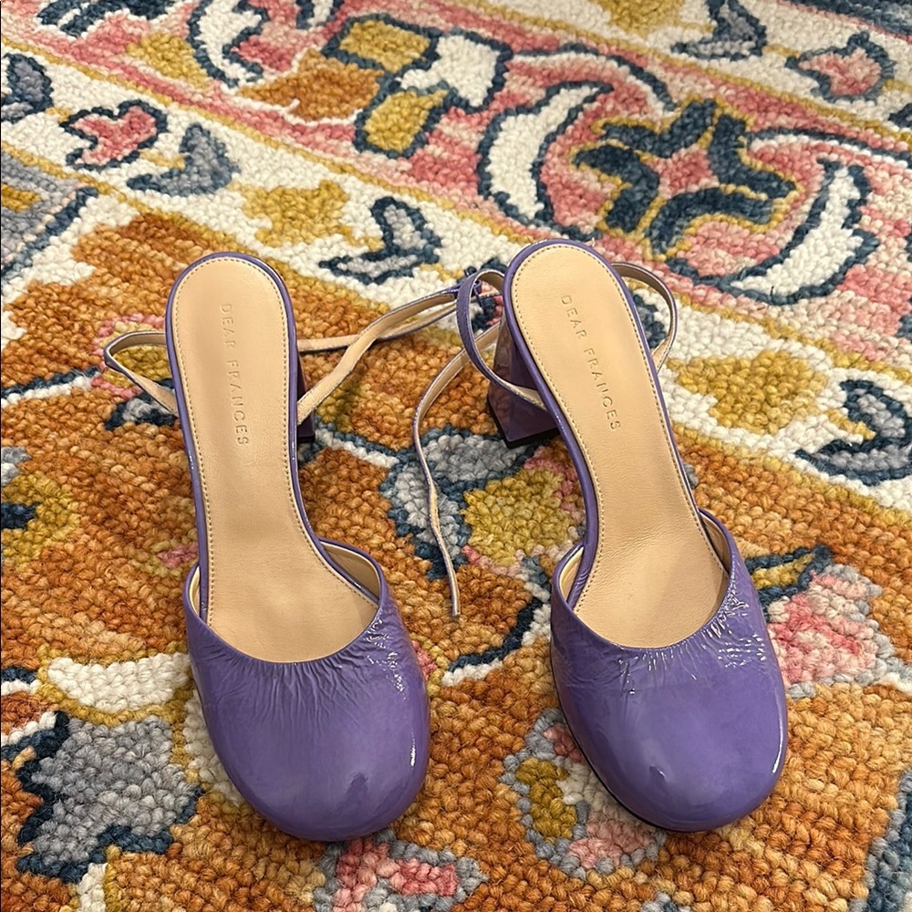 NWOT Dear Frances purple Mary Jane’s SZ 40